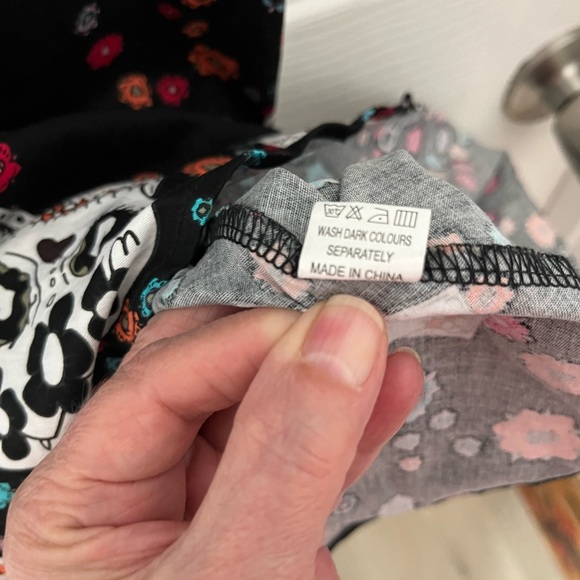 Ihot Floral Sugar Skull Print Sleeveless Dress - Picture 5 of 6